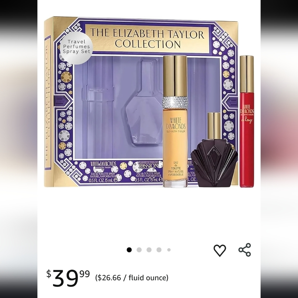 The Elizabeth Taylor Collection White Dianonds gift Set - Picture 10 of 13
